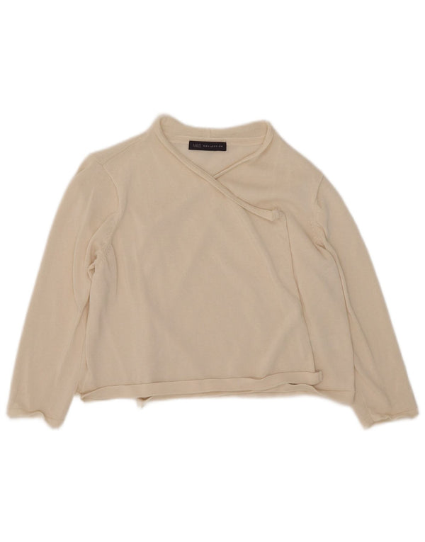 Женский кардиган с рукавом 3/4 Marks & Spencer UK 12, средний, белый