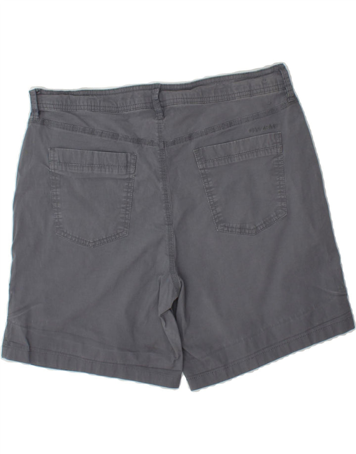 DKNY Womens Casual Shorts US 12 Large W32  Grey Cotton Vintage Dkny and Second-Hand Dkny from Messina Hembry 