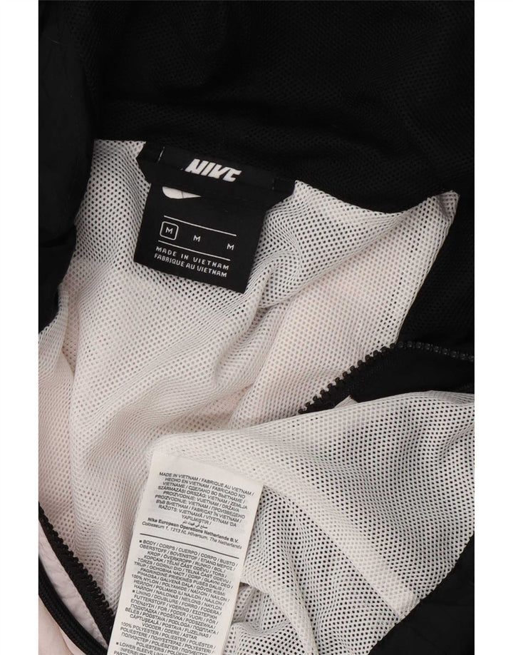 Мужская непромокаемая куртка с капюшоном Nike UK 38, средний разноцветный нейлон с цветными блоками