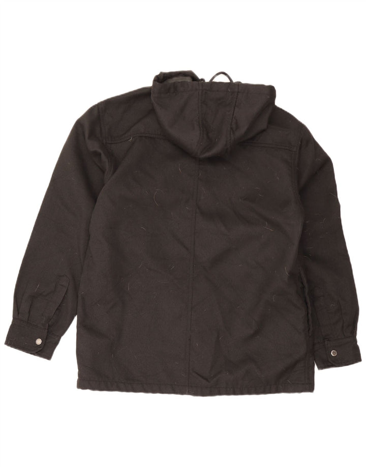 Мужская куртка Dickies с капюшоном, Великобритания 38/40, средний черный полиэстер