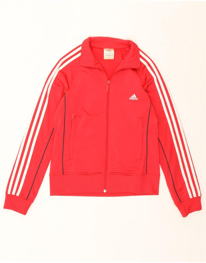Женский спортивный костюм Adidas Top Jacket UK 14, средний красный полиэстер