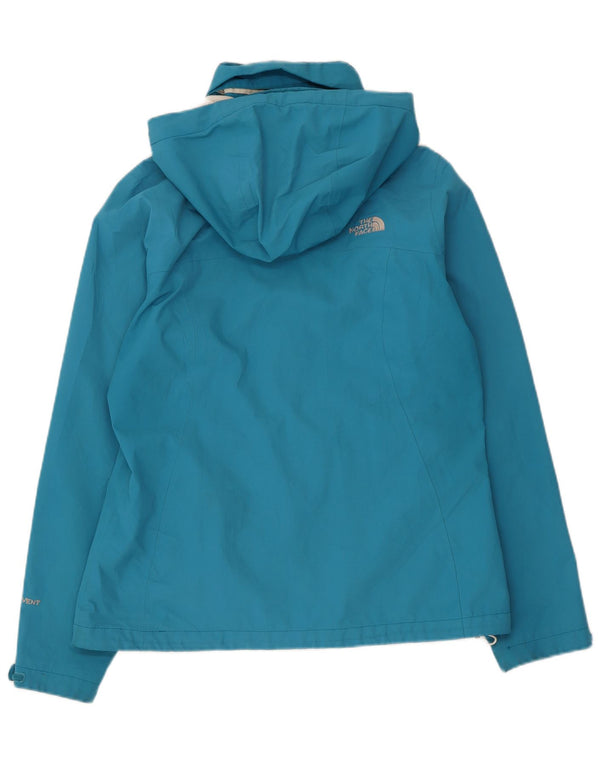 Женская дождевик с капюшоном The North Face UK 14, средний синий полиэстер