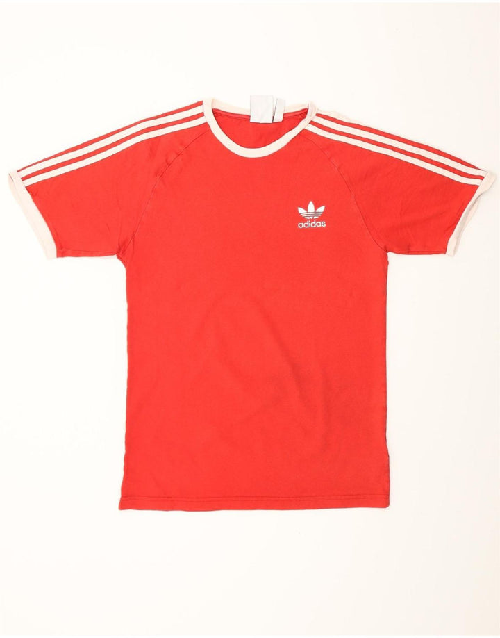 Мужская футболка ADIDAS, маленький красный хлопок
