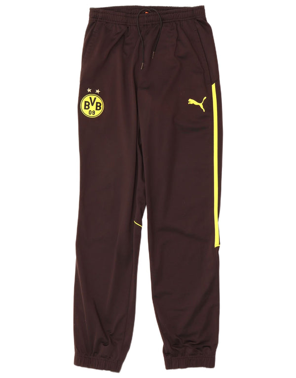 PUMA Mens BVB Dortmund Tracksuit Trousers Joggers Small Grey Colourblock