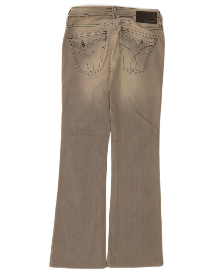 Женские джинсы Bootcut Calvin Klein W26 L30, серый хлопок