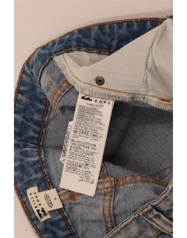 Женские джинсовые шорты Billabong W26, маленькие синие, хлопок