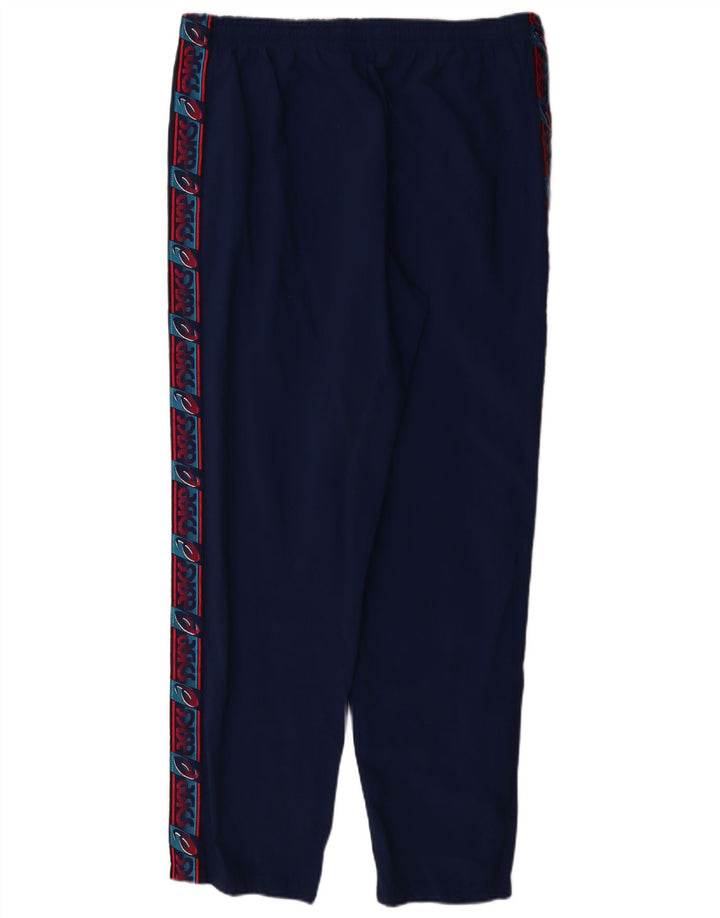 Мужские спортивные брюки Asics IT 50 Medium Navy Blue с цветными блоками