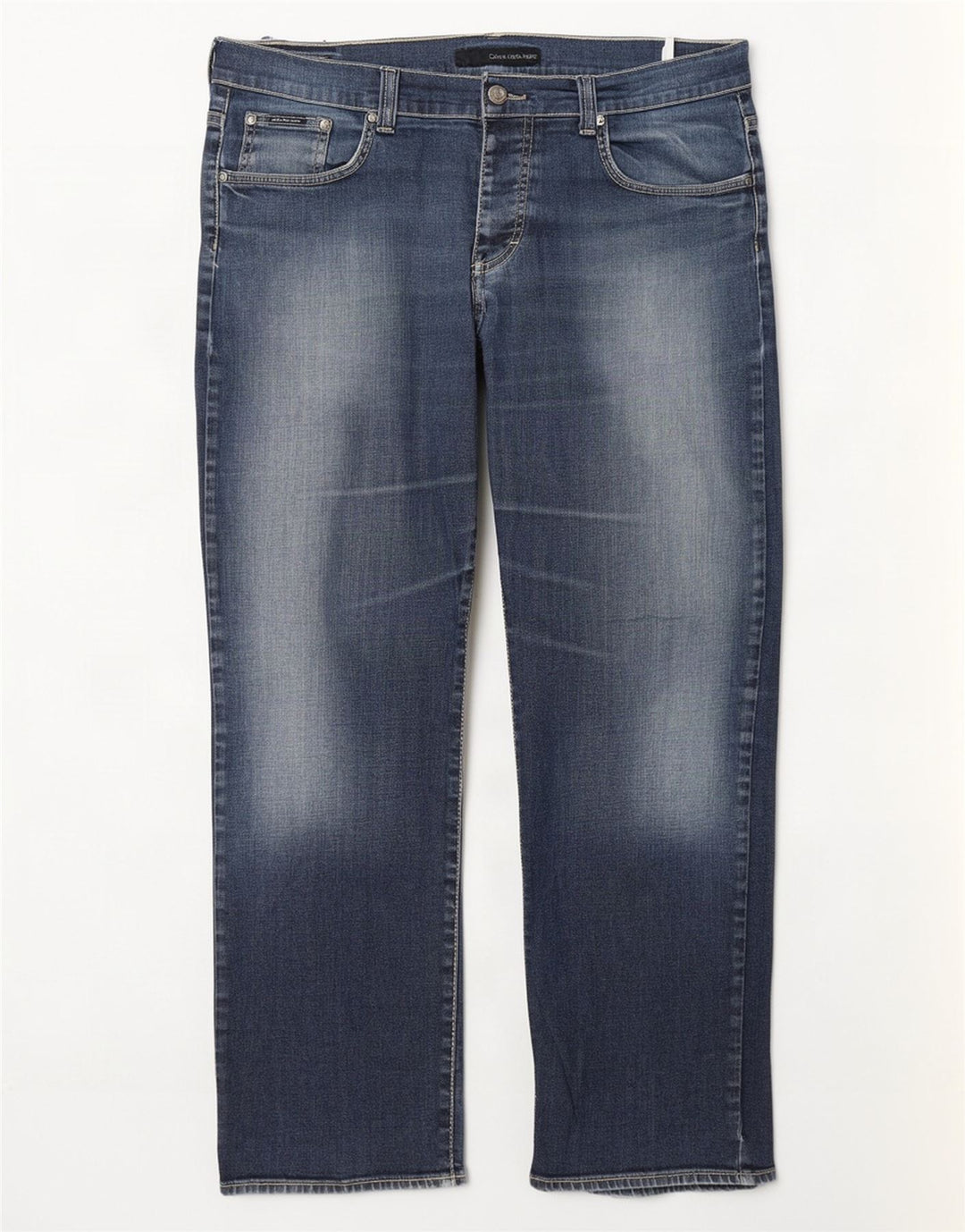 Мужские прямые джинсы Calvin Klein W36 L31 синие