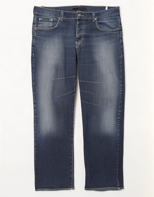 Мужские прямые джинсы Calvin Klein W36 L31 синие