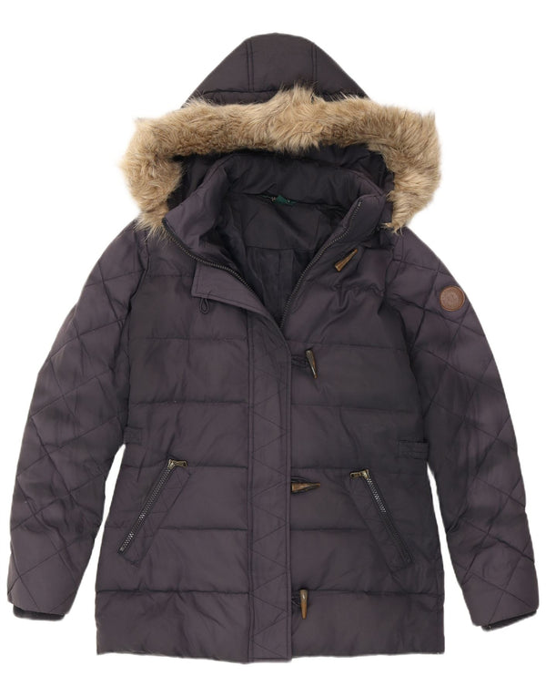 Женская утепленная куртка с капюшоном Ralph Lauren UK 6 XS Темно-синий полиэстер