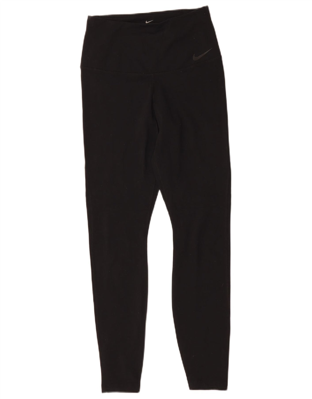 Женские леггинсы Nike Dri Fit UK 12, средний черный нейлон