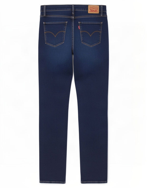 Женские прямые джинсы Levi's 724 с высокой посадкой W31 L30, синие, хлопок