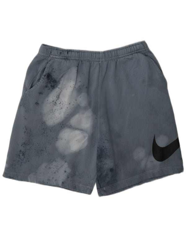 Мужские спортивные шорты Nike Acid Wash 2XL, хлопковые синие пятнышки