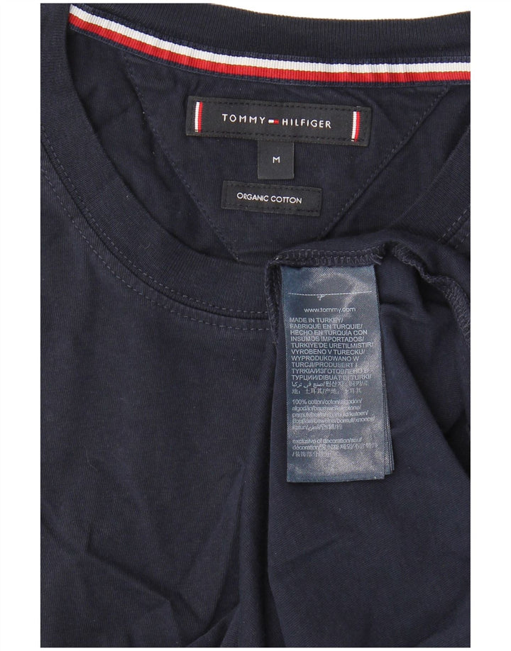 Мужская футболка Tommy Hilfiger, средний темно-синий хлопок