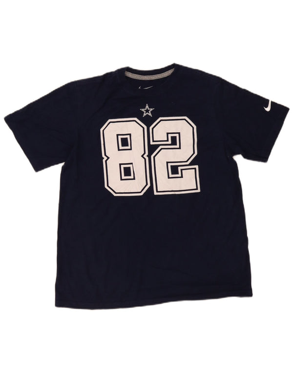 Футболка с рисунком Nike для мальчиков Dallas Cowboys, топ 13–14 лет, XL, темно-синий