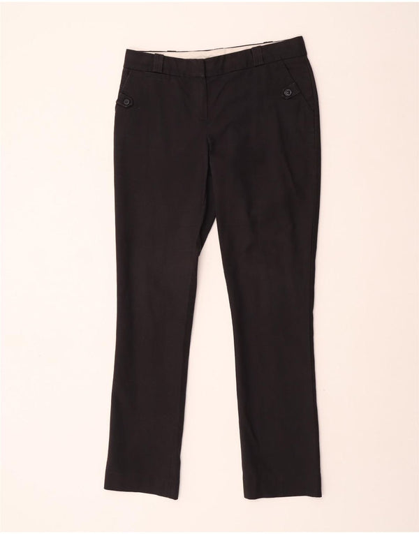 Женские узкие брюки чинос Massimo Dutti EU 40 Medium W30 L31, черный хлопок