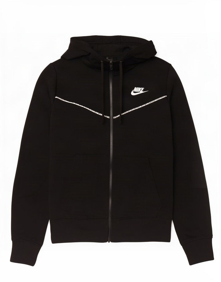 Мужская спортивная куртка с капюшоном Nike, маленький черный полиэстер