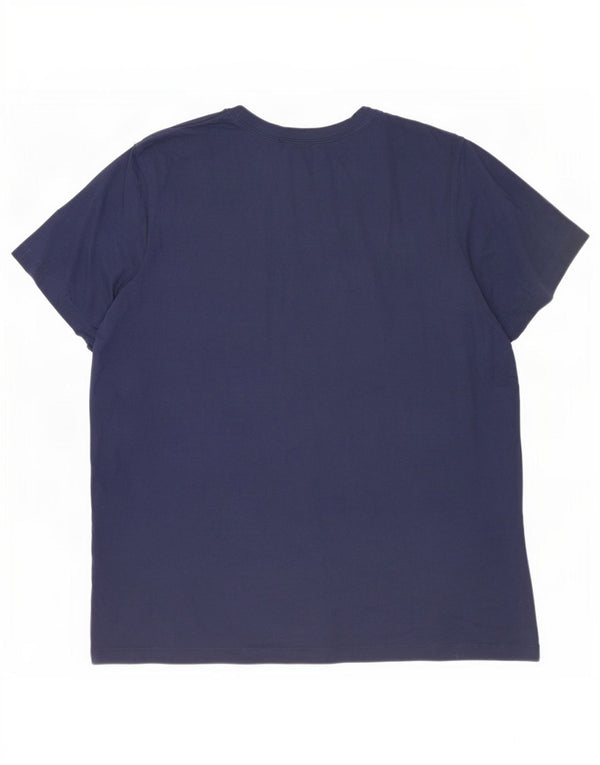 Мужская футболка Nike Top XL, темно-синий, хлопок