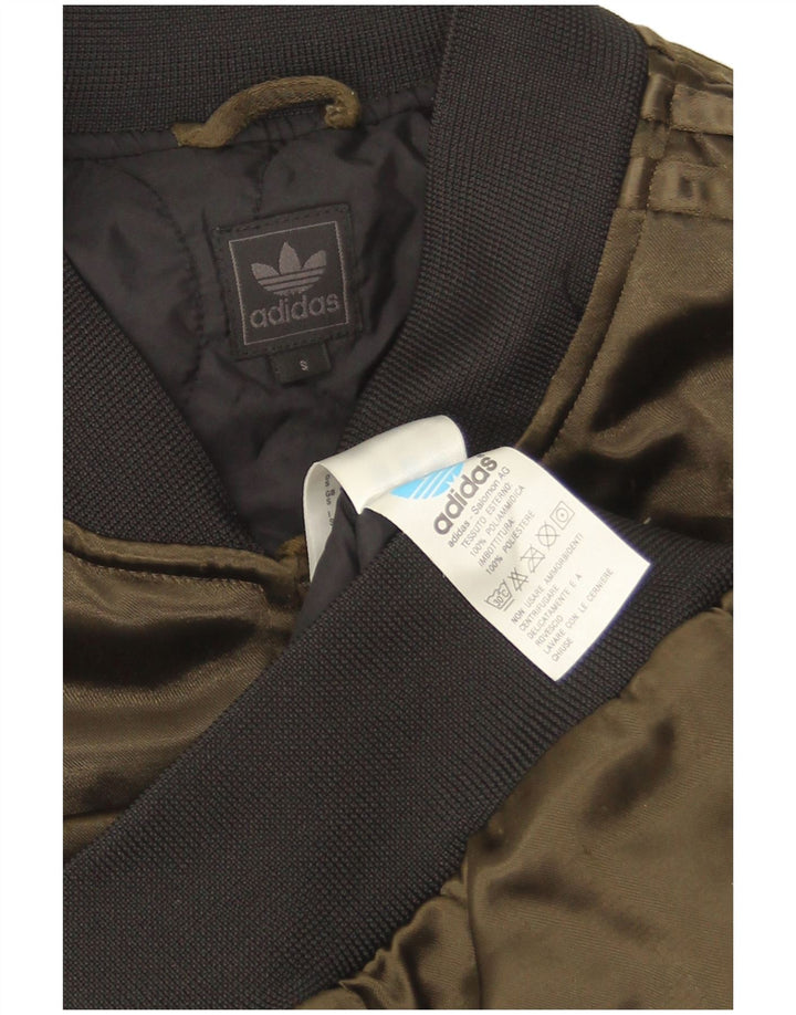 Мужская университетская куртка Adidas UK 36, малый хаки, полиамид