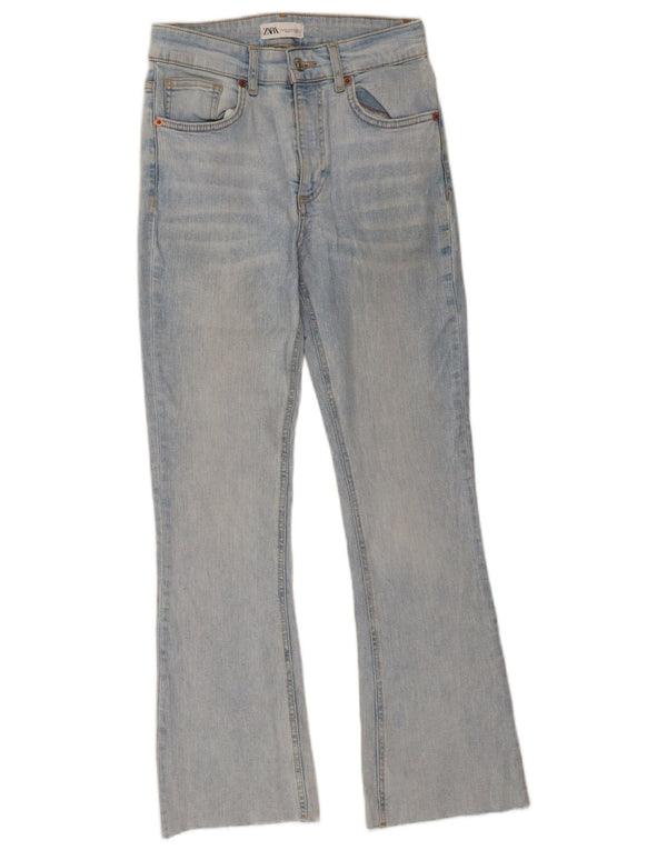 Женские расклешенные джинсы Zara EU 38 Small W28 L27 Синие