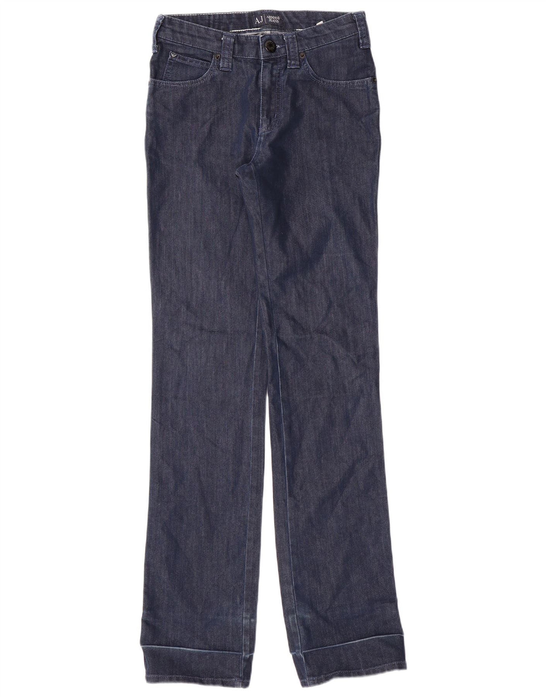ARMANI Womens Straight Jeans W26 L32  Navy Blue