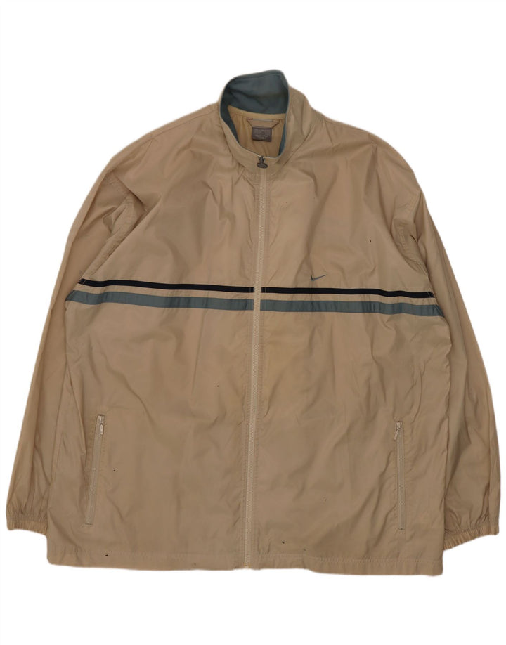 Мужской спортивный костюм Nike Top Jacket 2XL, полиэстер в бежевую полоску