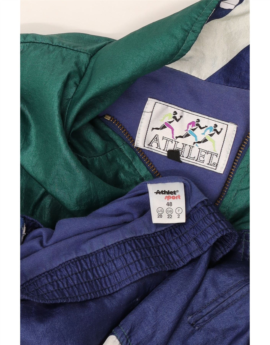 Женский спортивный костюм ATHLETA с графическим рисунком, верхняя куртка, Великобритания, 22, 3XL, зеленый, с цветными блоками