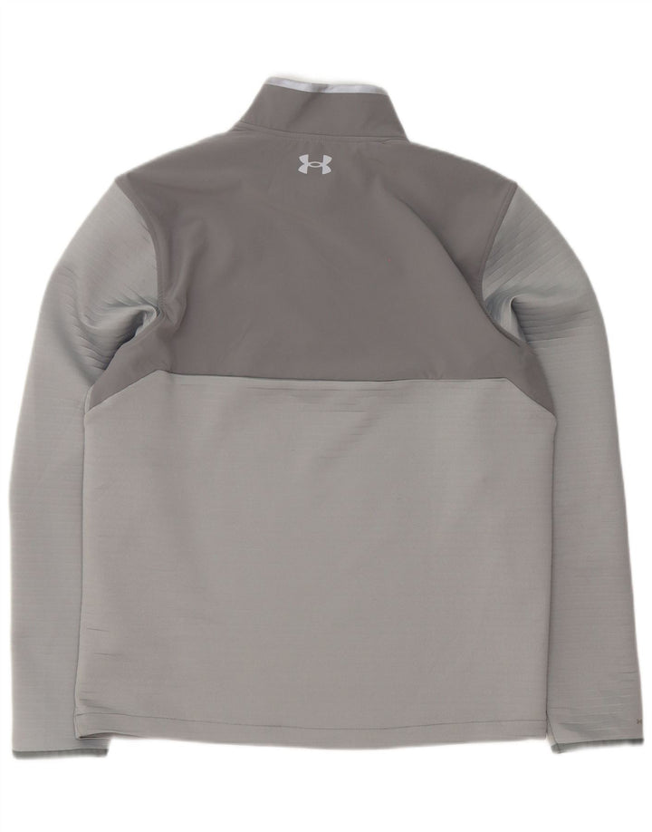 Мужской спортивный костюм-пуловер Under Armour, большой серый спортивный костюм с цветными блоками