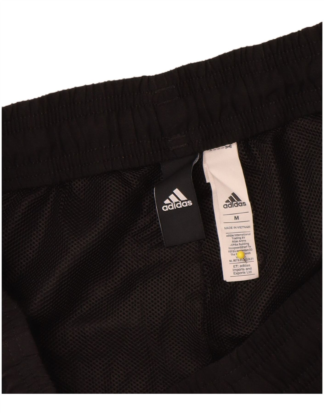 Мужские спортивные шорты Adidas с графическим рисунком, средний черный полиэстер