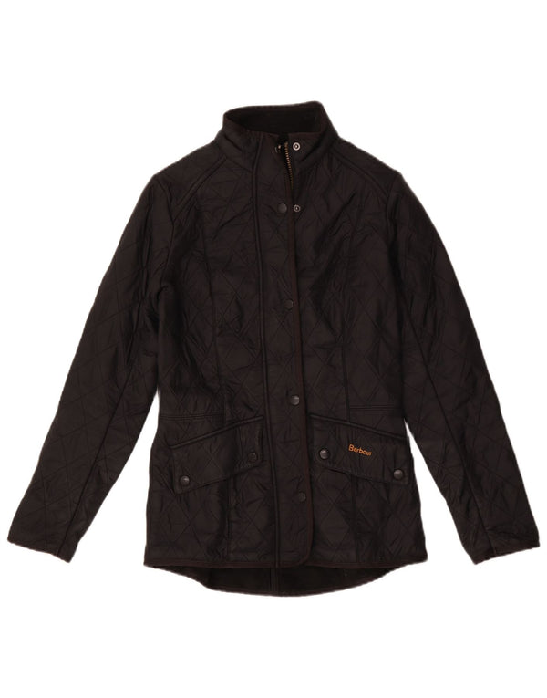 Женская стеганая куртка Barbour UK 8 маленькая черная