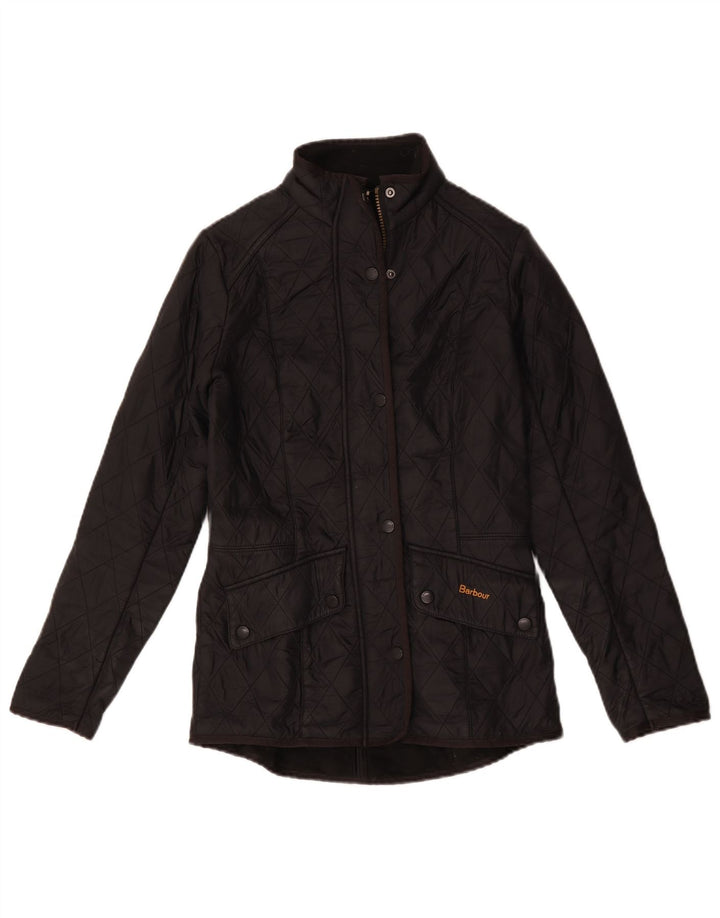Женская стеганая куртка Barbour UK 8 маленькая черная