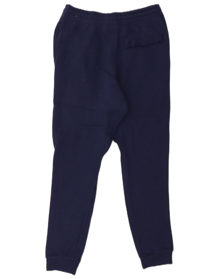 NIKE Mens Tracksuit Trousers Joggers Small  Navy Blue Cotton