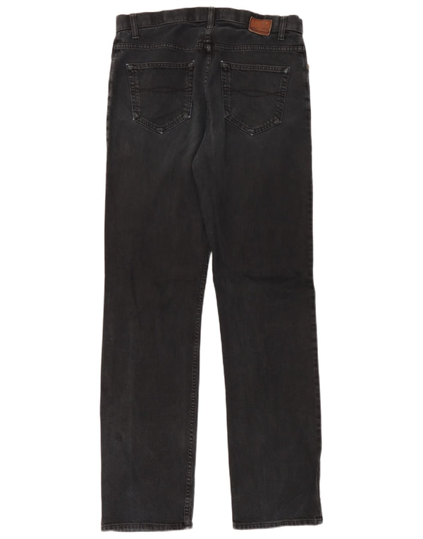 Marks & Spencer Mens Blue Harbour Straight Jeans W34 L35 Black Cotton