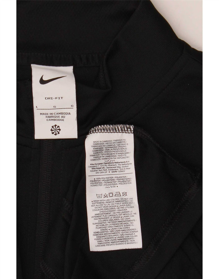 Мужская спортивная куртка Nike, большая черная полиэстер