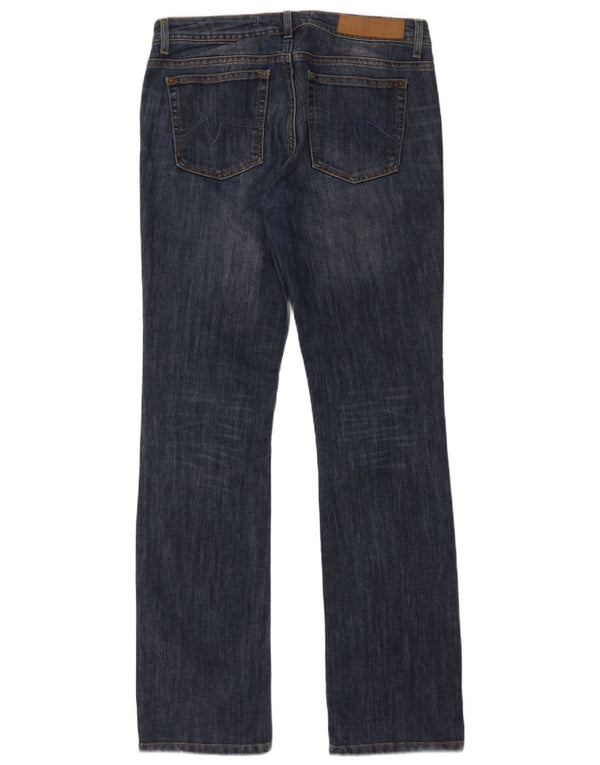 Женские джинсы Bootcut Zara EU 42, большие W32 L32, темно-синие, хлопок