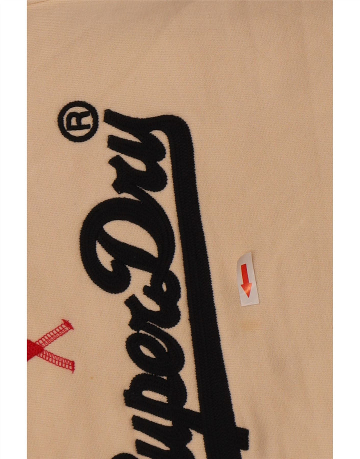 Женский свитер Superdry UK 12, средний цвет с белыми цветными блоками