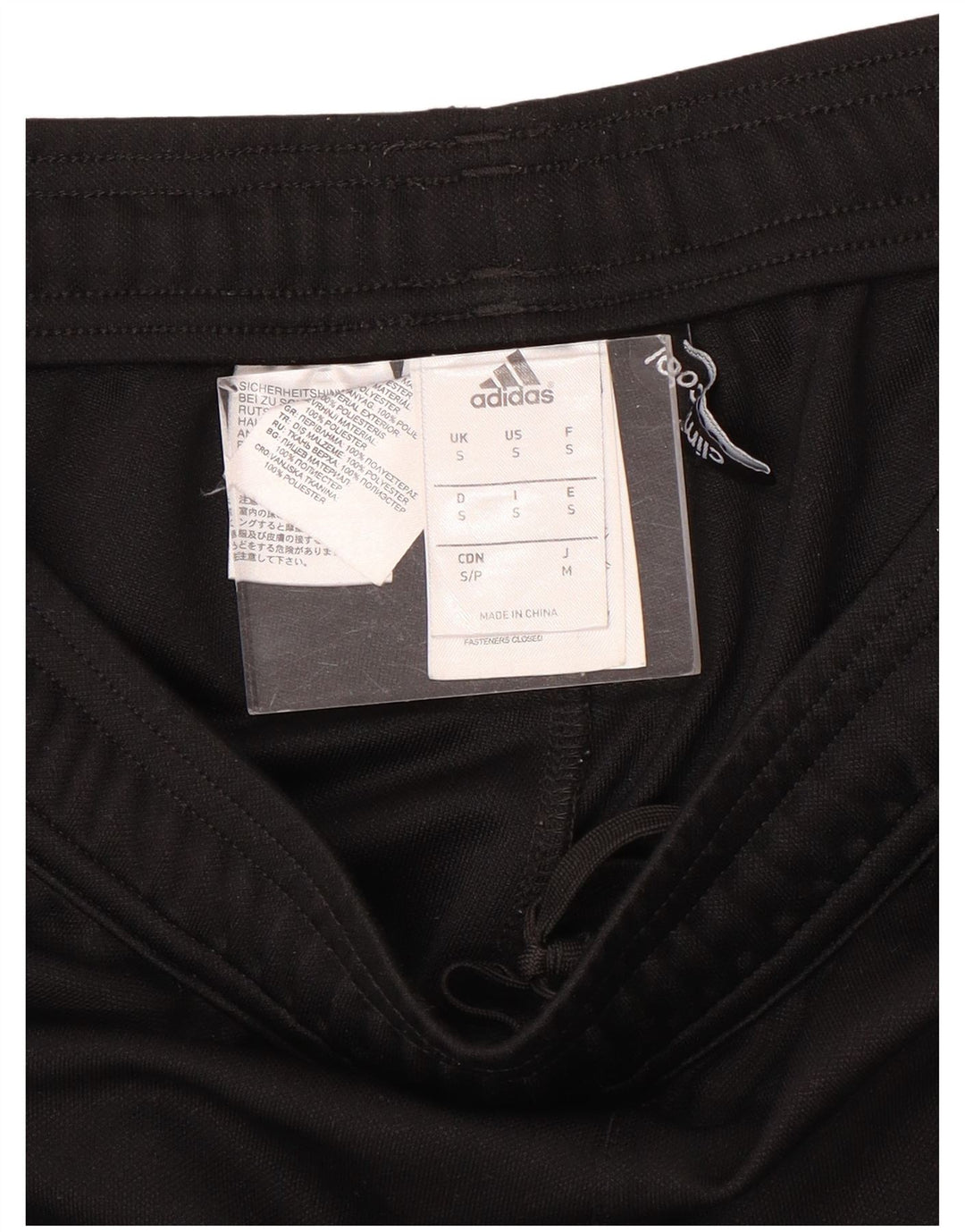 Мужские спортивные брюки Adidas Climacool, маленькие черные из полиэстера