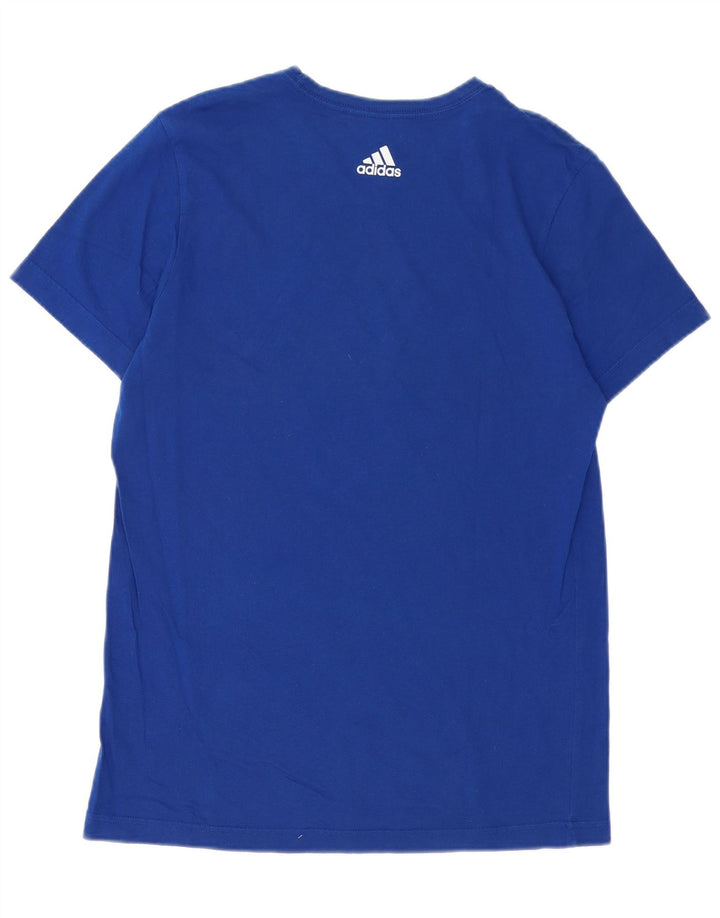 Мужская футболка с рисунком Adidas Top Medium Blue