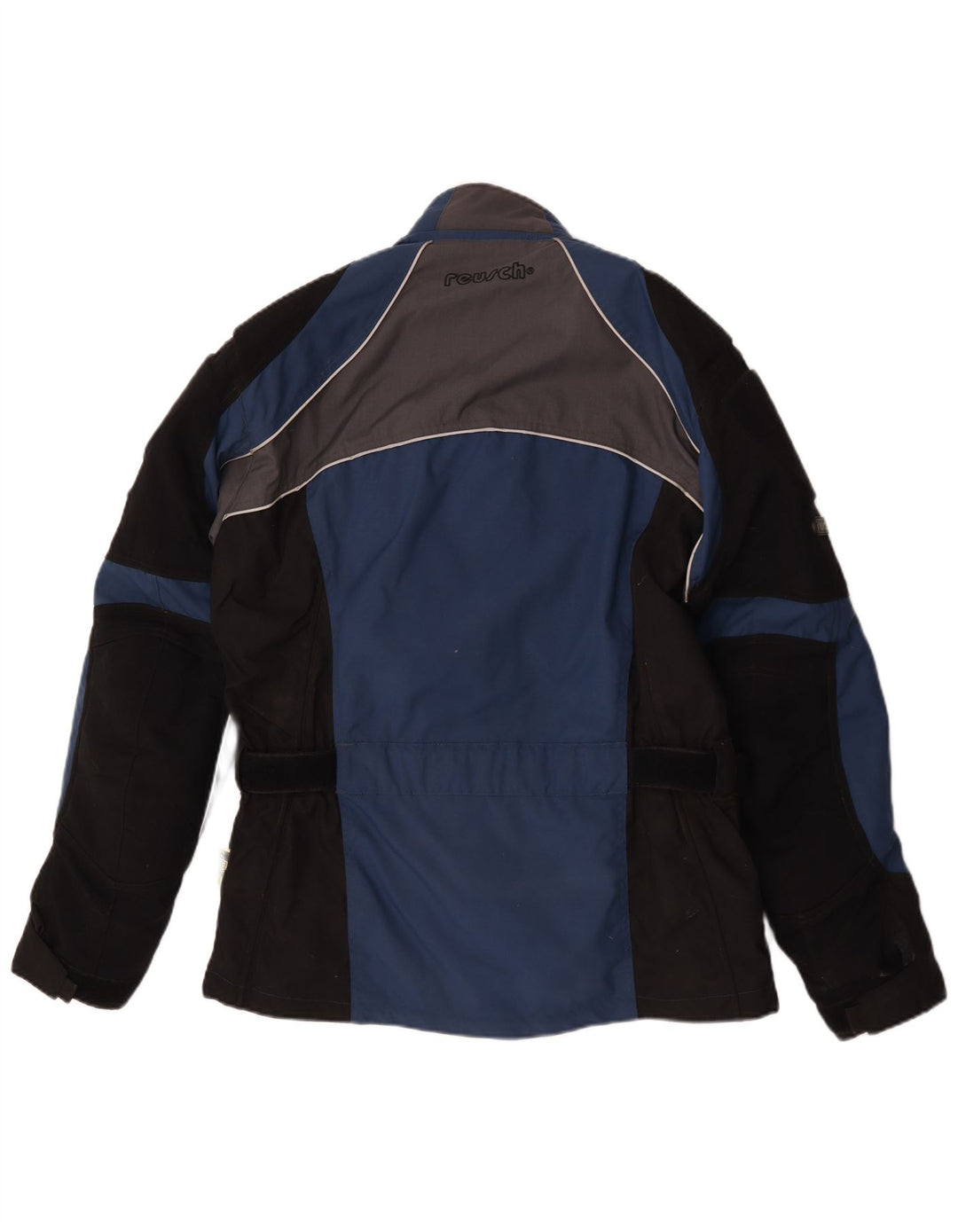 Мужская куртка-гонщик Reusch UK 42 XL, синяя, полиамид с цветными блоками