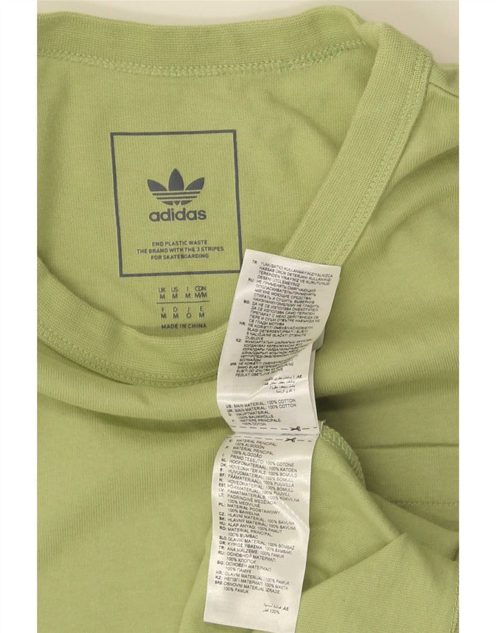 Мужская футболка Adidas Top Medium Green Cotton