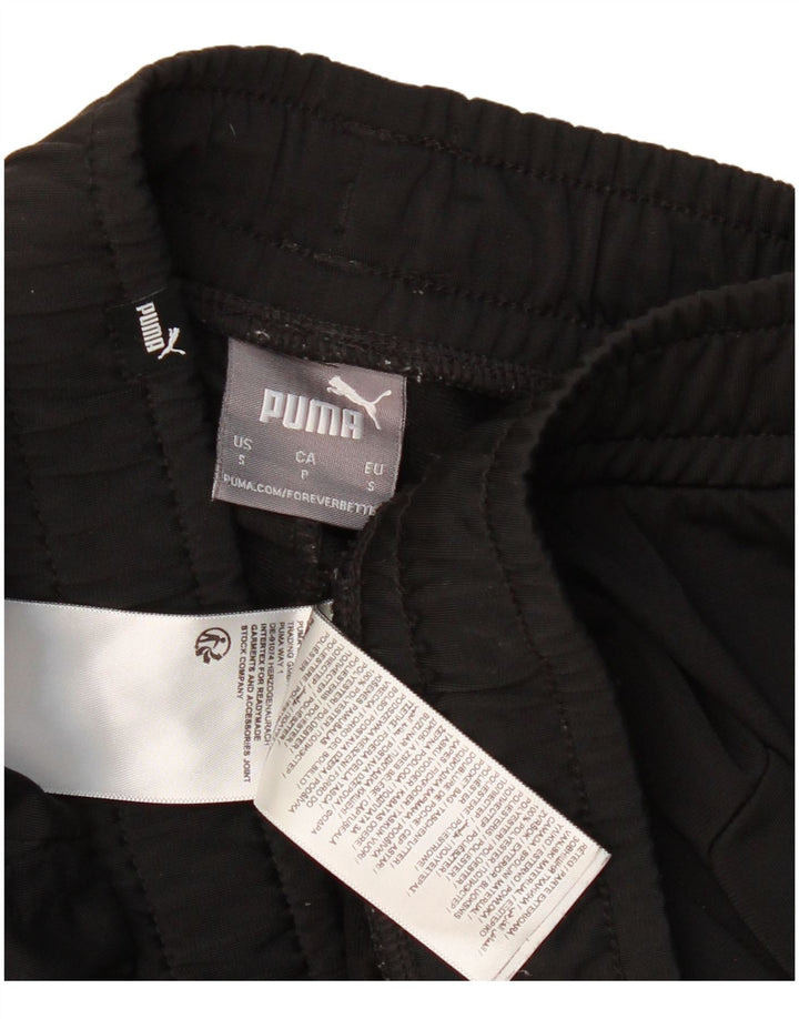 Мужские спортивные брюки PUMA, маленькие черные брюки из полиэстера