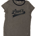 LEVI'S Boys Graphic T-Shirt Top 13-14 Years Medium Grey Vintage Levi's and Second-Hand Levi's from Messina Hembry 