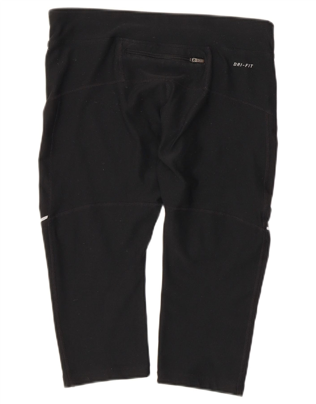 Женские леггинсы-капри Nike UK 14, средние, черные, спортивные