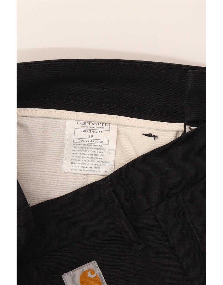 Мужские шорты чинос Carhartt W29, средний черный, хлопок