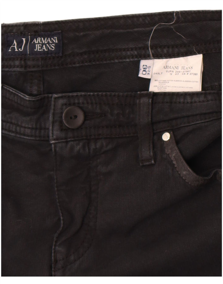 Женские джинсы Armani Bootcut W30 L31, черный хлопок