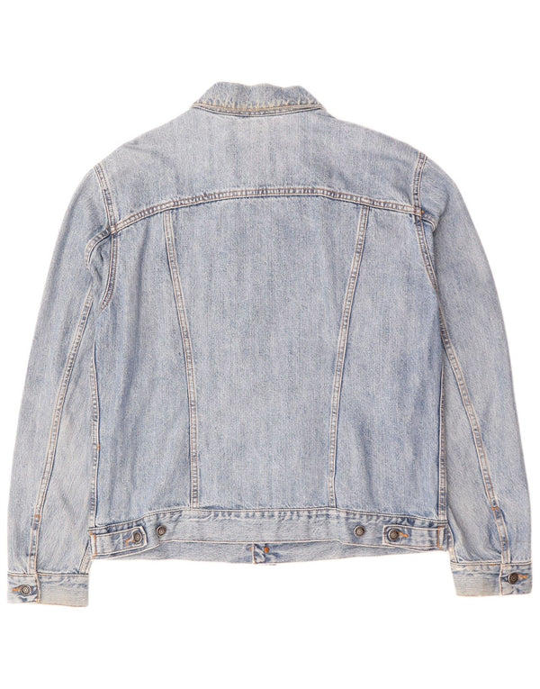 Мужская джинсовая куртка CARRERA UK 40, большая синяя, хлопок