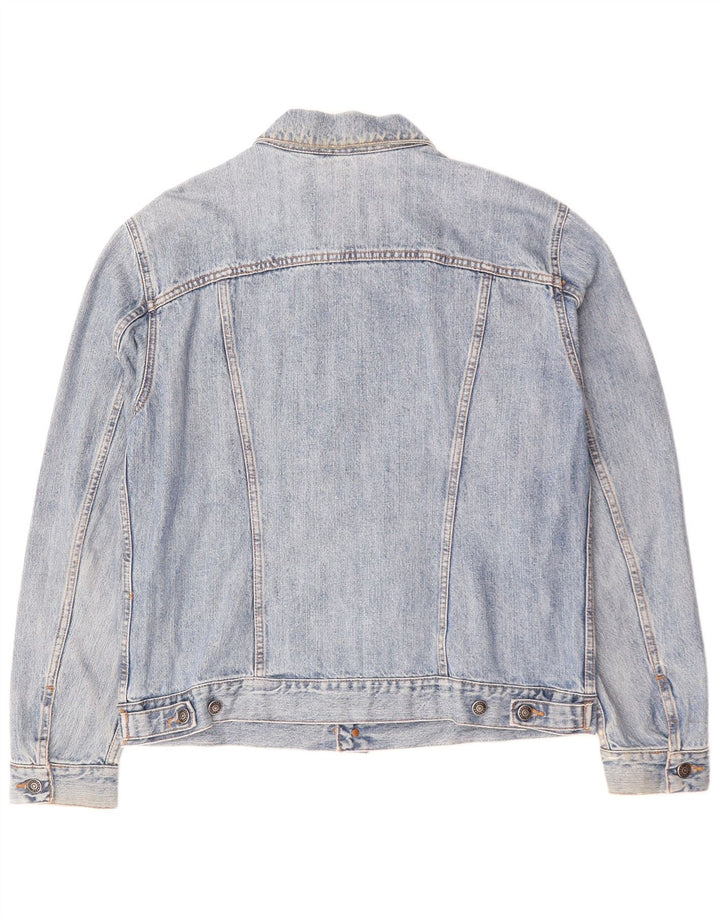 Мужская джинсовая куртка CARRERA UK 40, большая синяя, хлопок