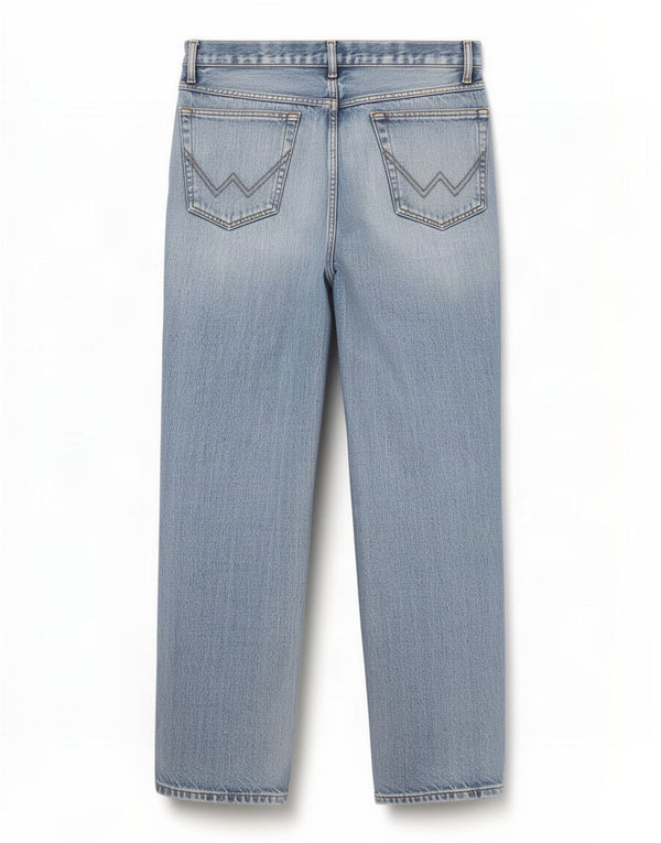 Женские прямые джинсы Wrangler Texas W34 L32, синий хлопок