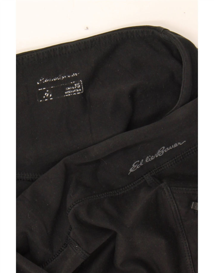 EDDIE BAUER Womens Leggings UK 4 XS  Black Polyester Vintage Eddie Bauer and Second-Hand Eddie Bauer from Messina Hembry 