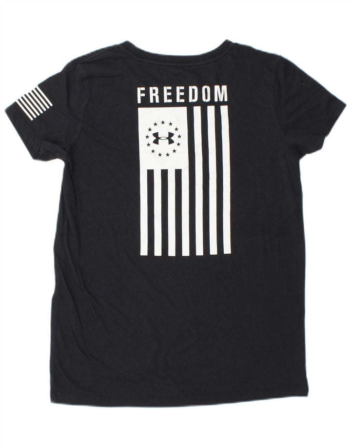 Женская футболка с рисунком UNDER ARMOR UK 6 XS, черная полоска